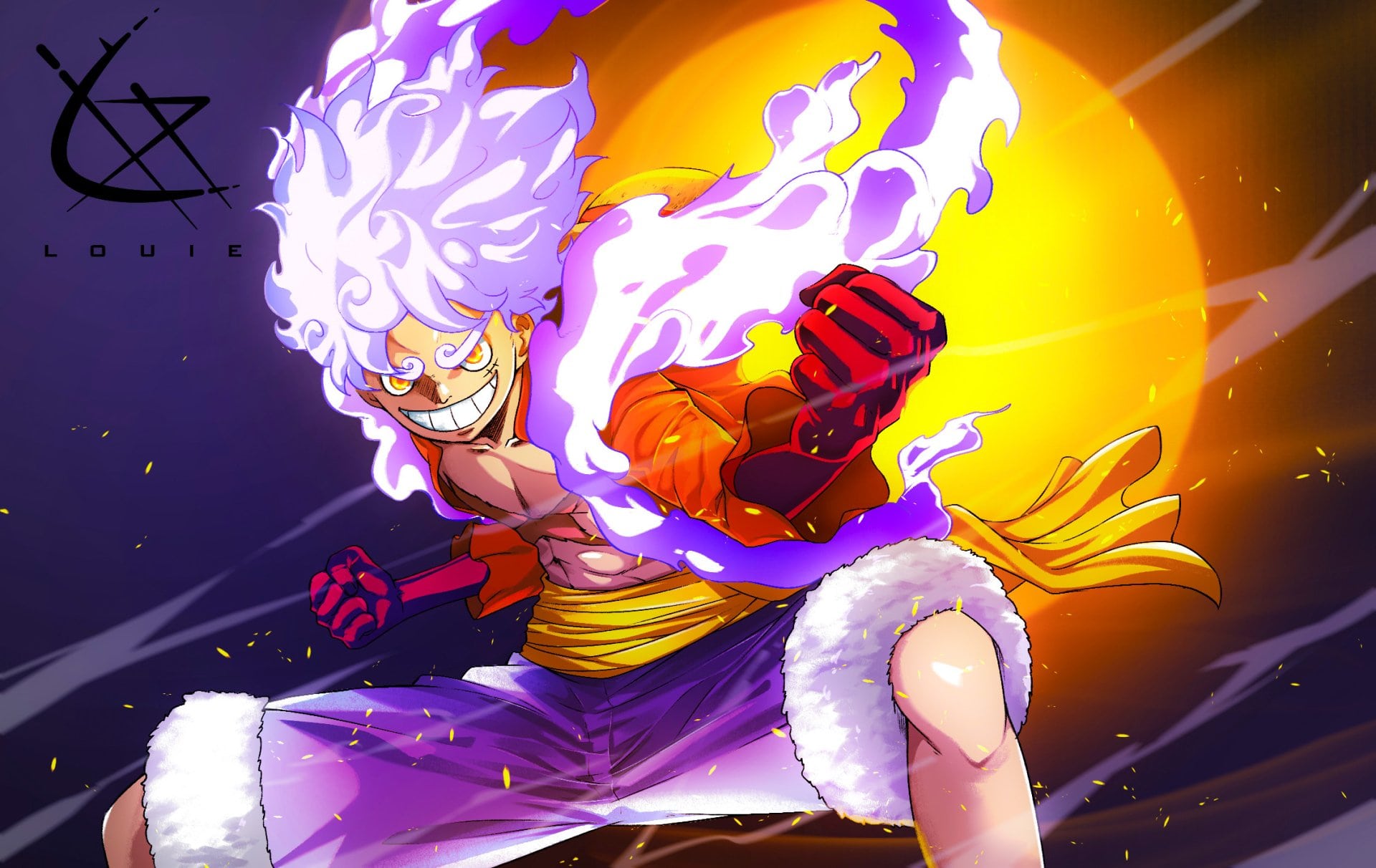 Luffy Gear 5 Desktop wallpaper