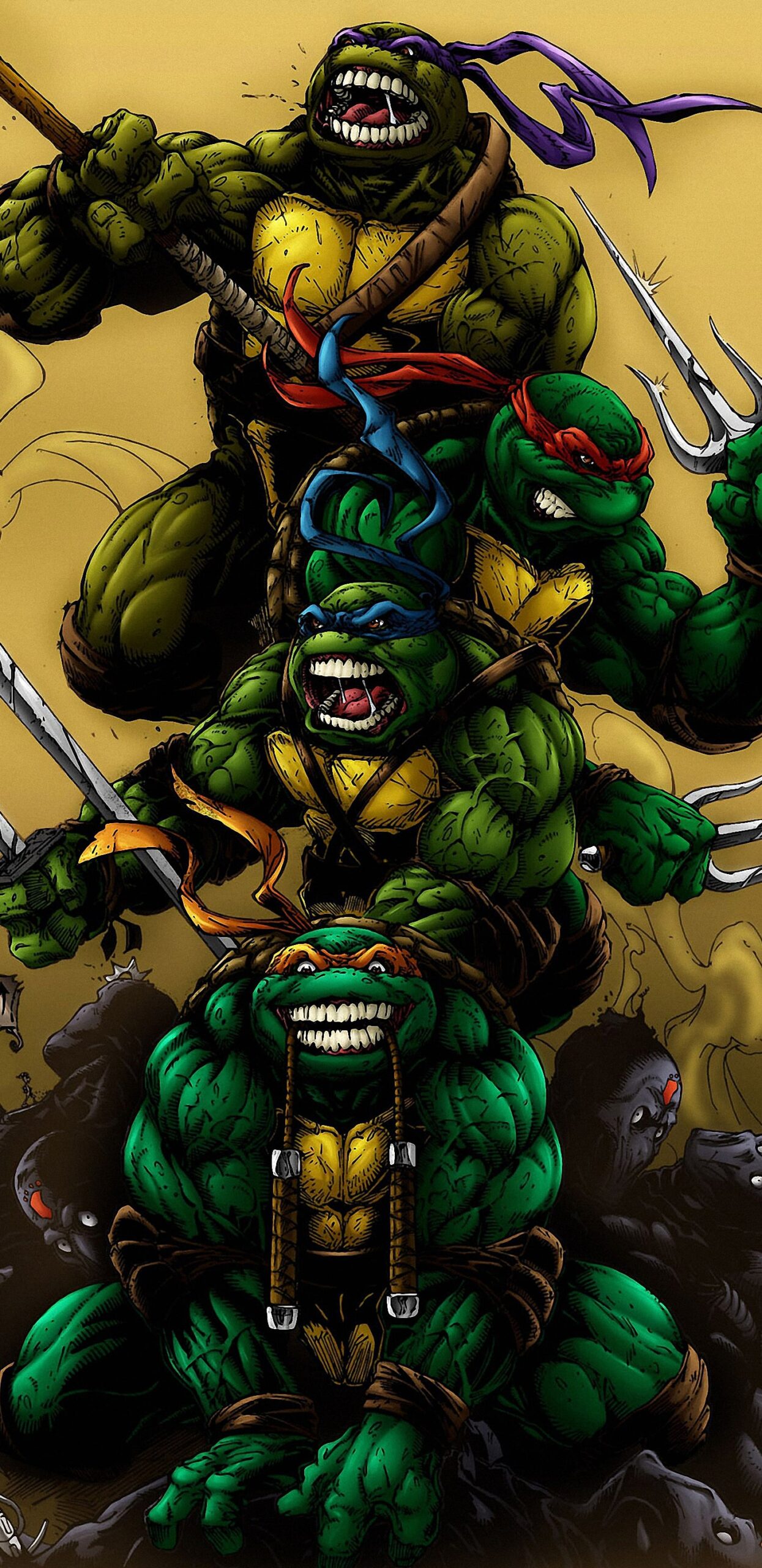 Background Ninja Turtles Wallpaper