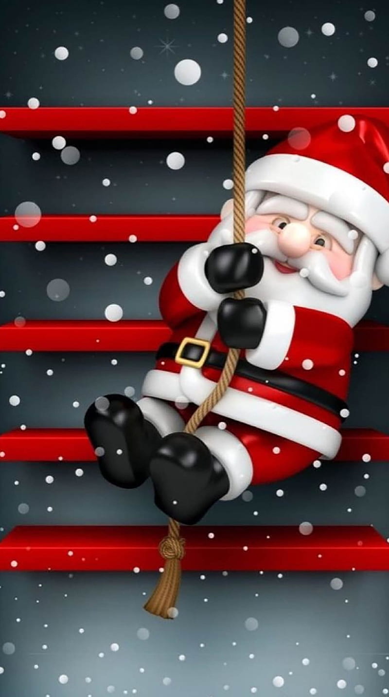 Background Santa Claus Wallpaper