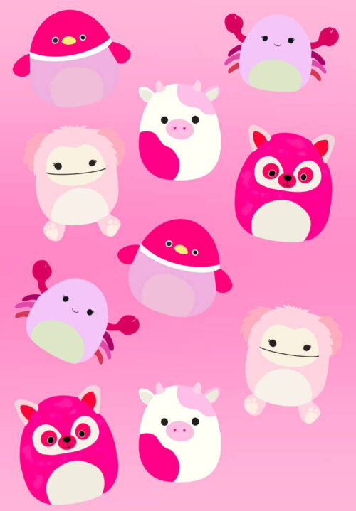 Background Squishmallows Wallpaper