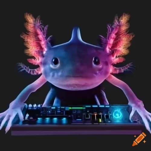 Background Axolotl Wallpaper