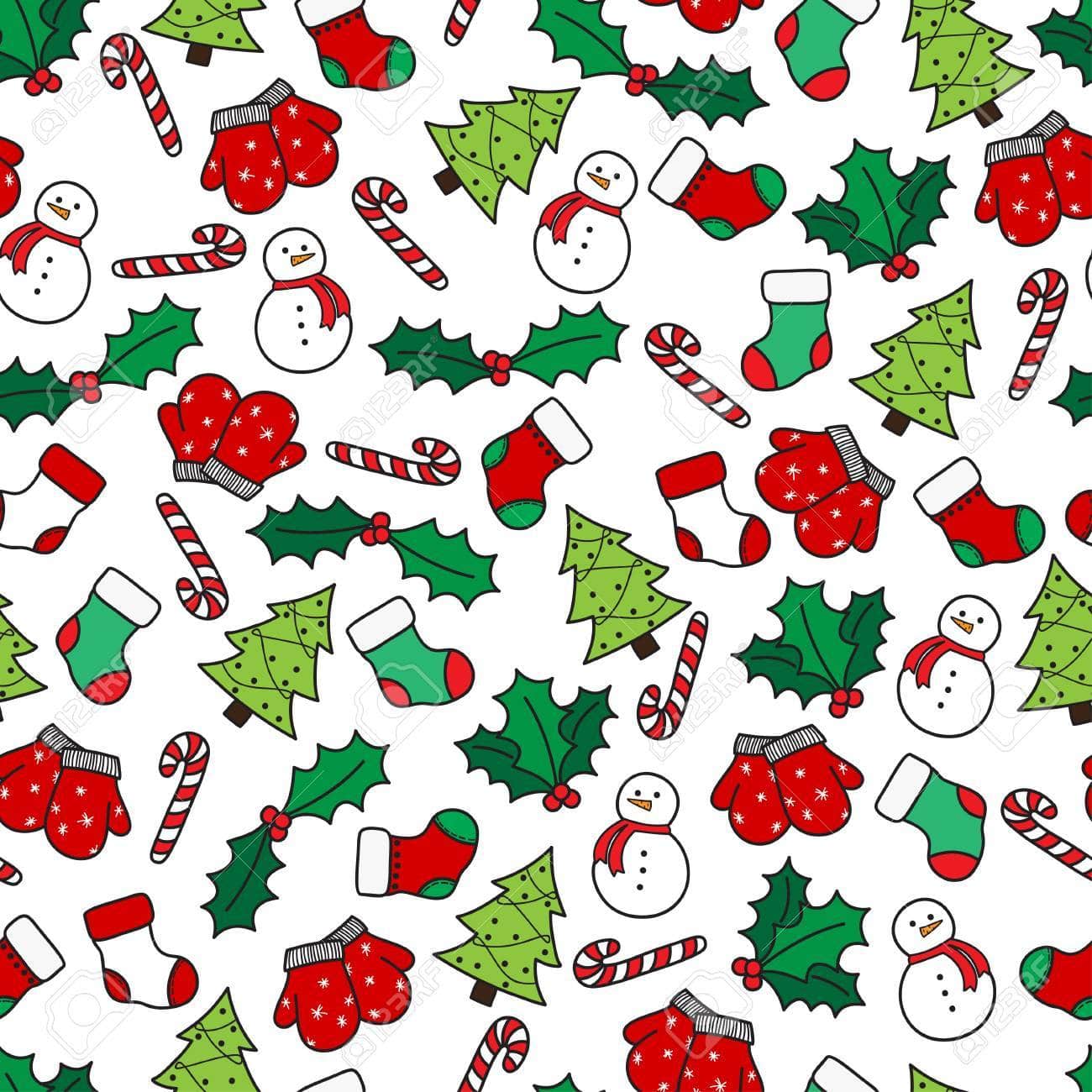 Background Candy Cane Wallpaper