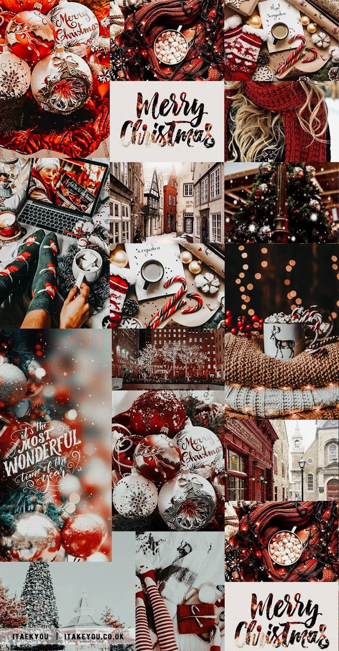 Christmas Collage Wallpaper