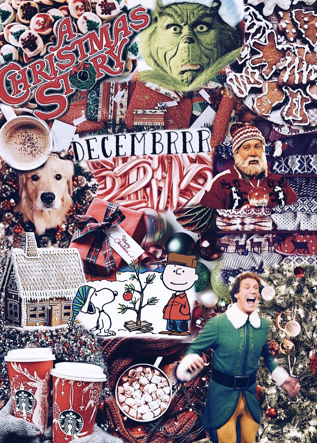 Christmas Collage Wallpaper