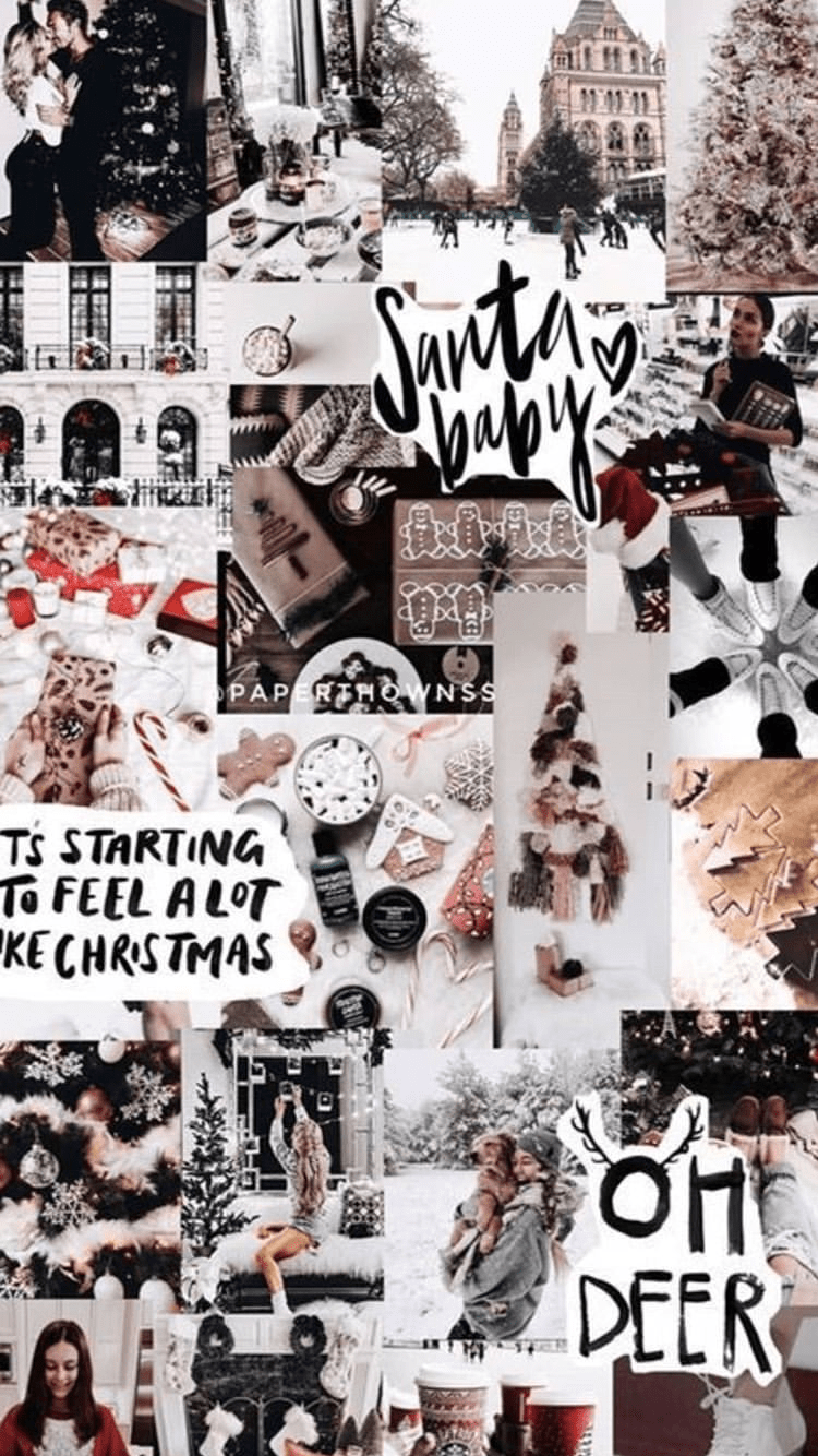 Christmas Collage Wallpaper