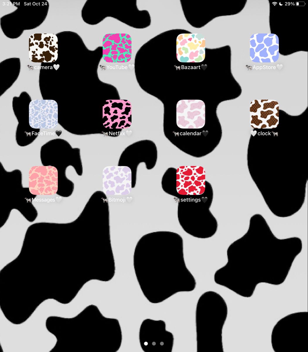 Background Cow Print Wallpaper