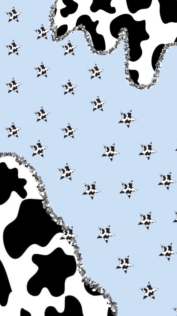 Background Cow Print Wallpaper