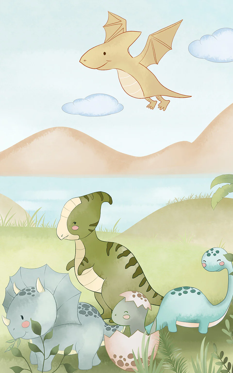 Cute Dinosaur Wallpaper