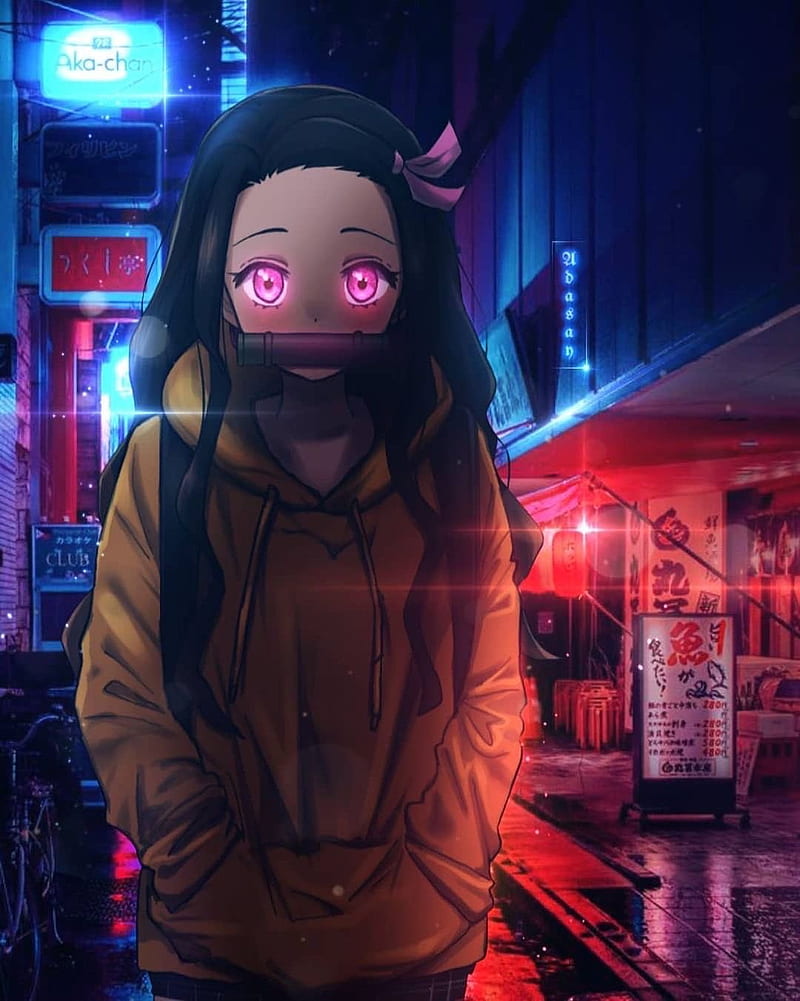 Background Nezuko Wallpaper