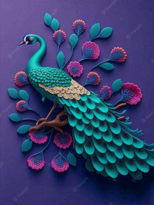 Background Peacock Wallpaper