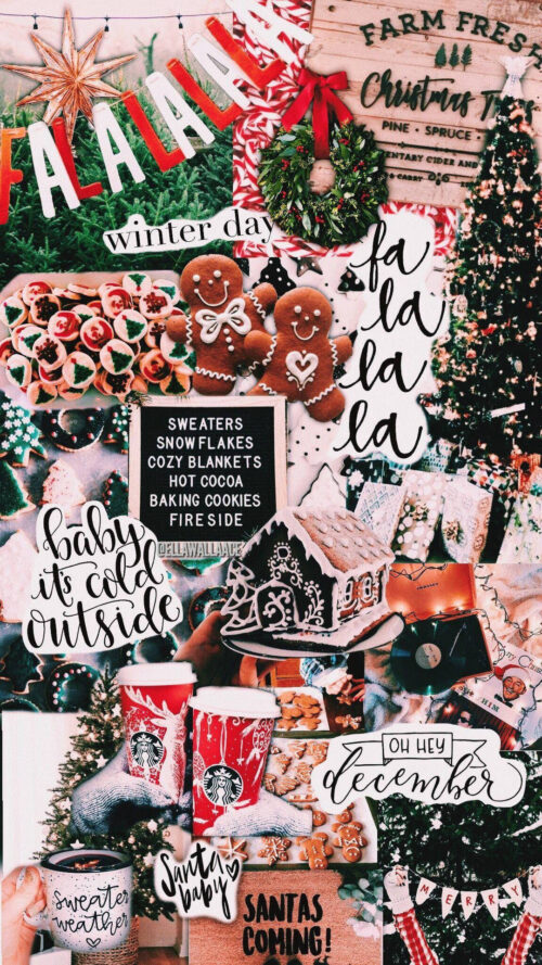 Preppy Christmas Wallpaper