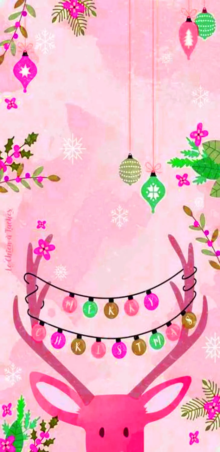 Preppy Christmas Wallpaper