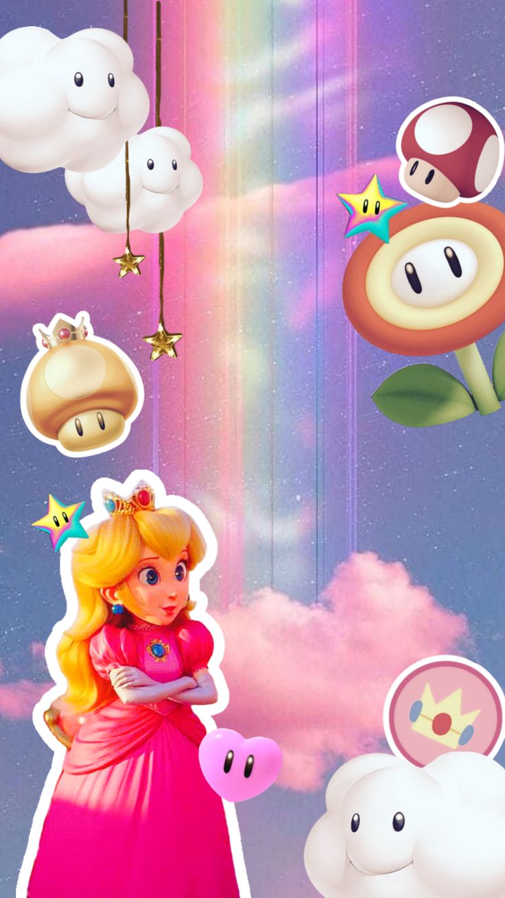 Background Princess Peach Wallpaper