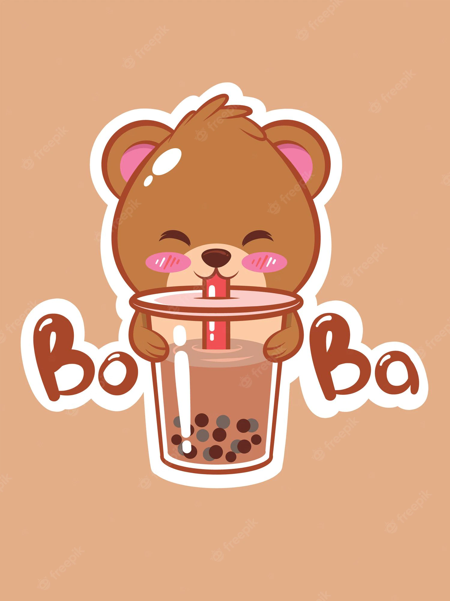 Background Boba Wallpaper