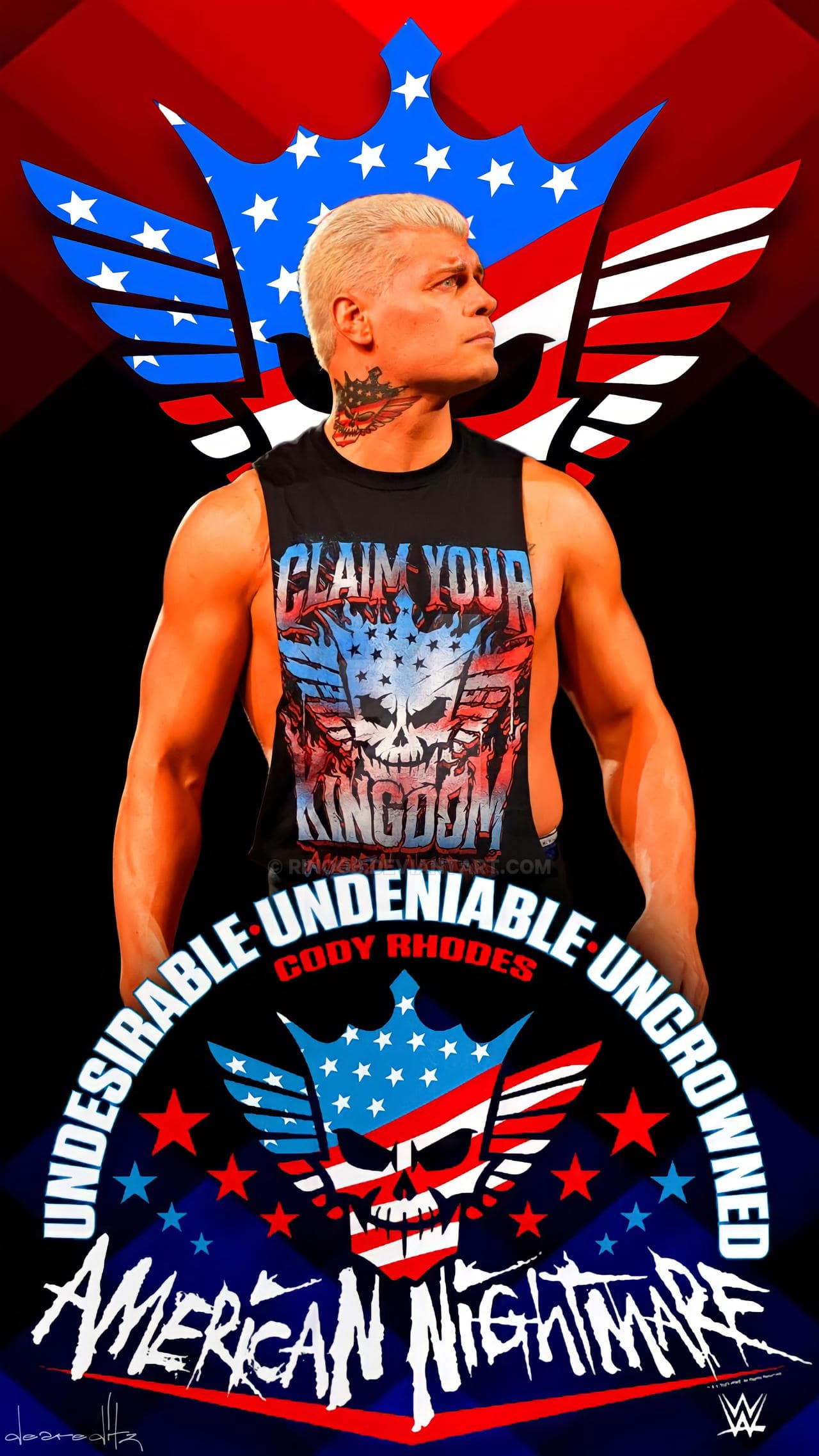 Background Cody Rhodes Wallpaper