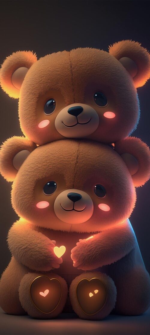 Background Cute Bear Wallpaper