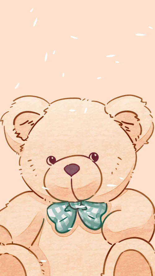 Background Cute Bear Wallpaper