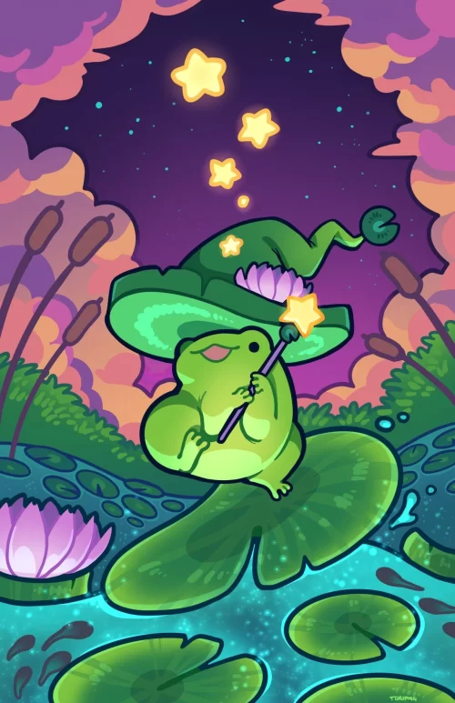 Cute Frog Wallpaper