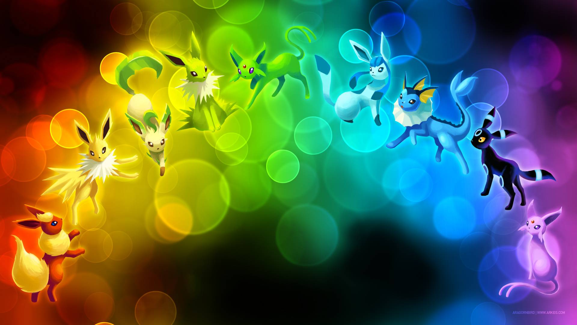 Background Eevee Wallpaper