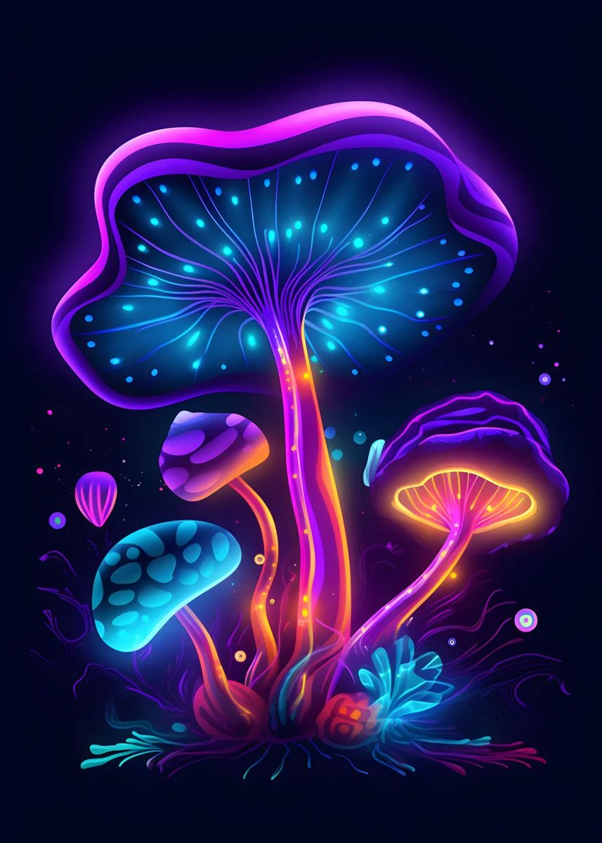 Background Mushroom Wallpaper