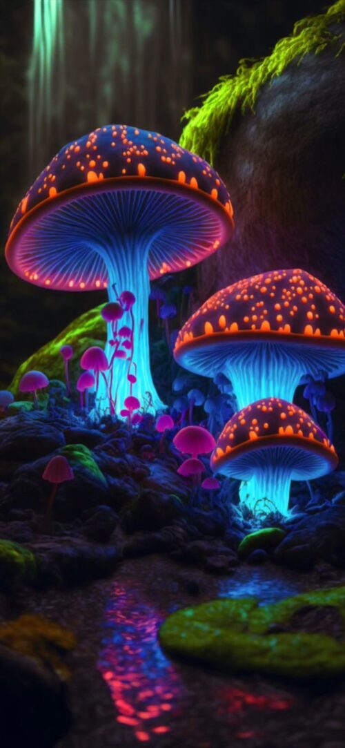 Background Mushroom Wallpaper