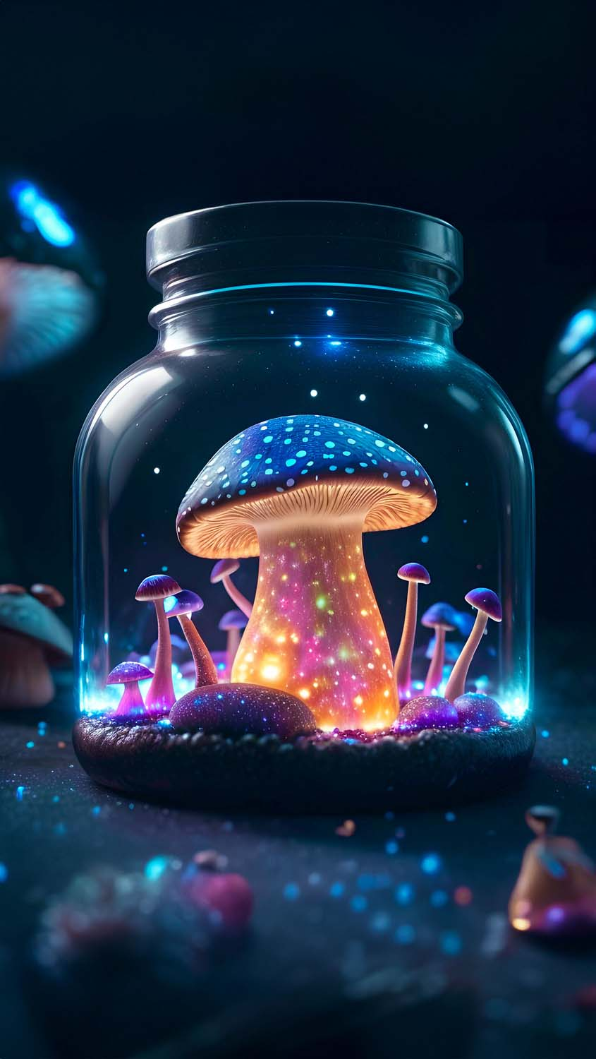 Background Mushroom Wallpaper