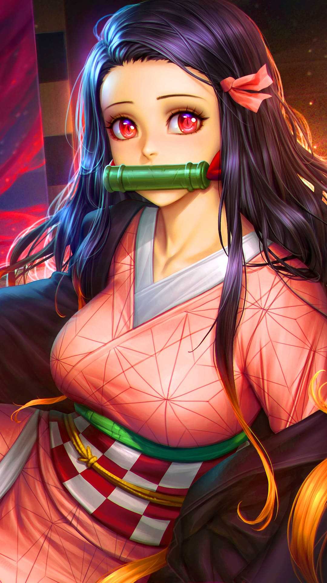 Background Nezuko Wallpaper