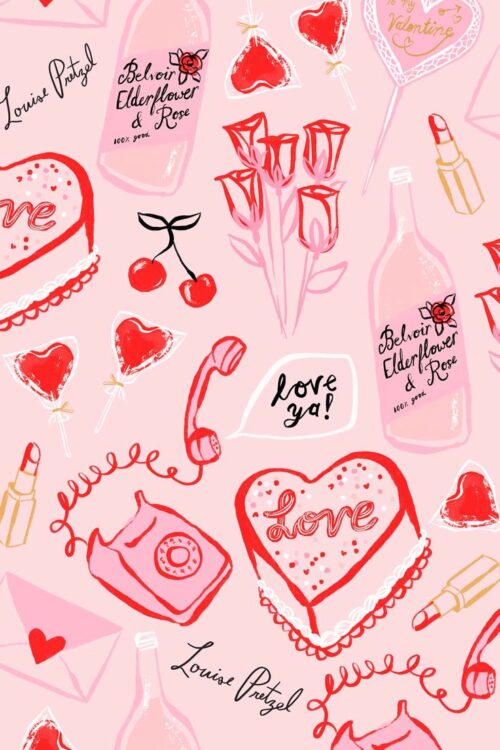 Preppy Valentines Day Wallpaper