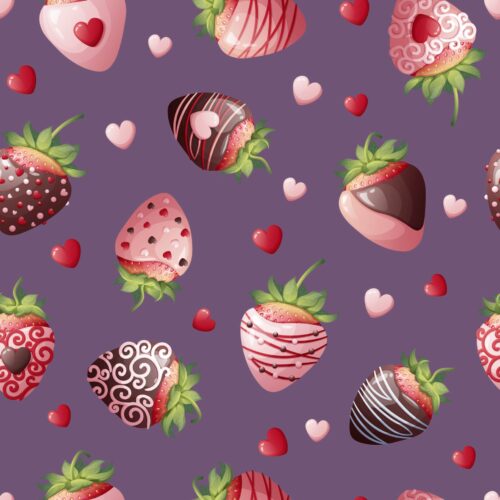 Strawberry Background Wallpaper