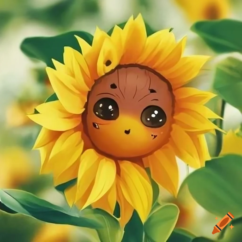 Background Sunflower Wallpaper