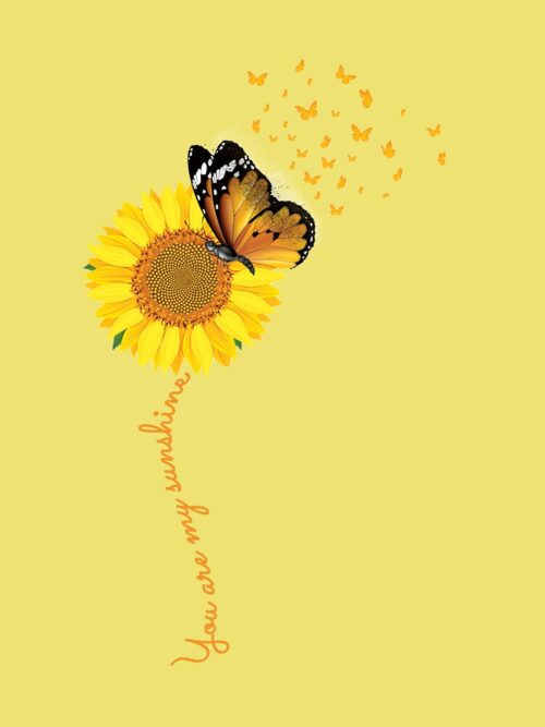 Background Sunflower Wallpaper