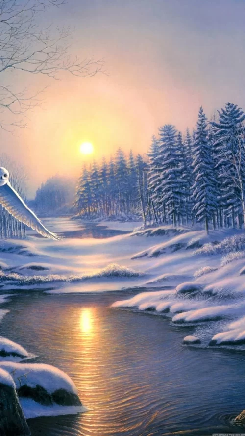 Background Winter Wallpaper