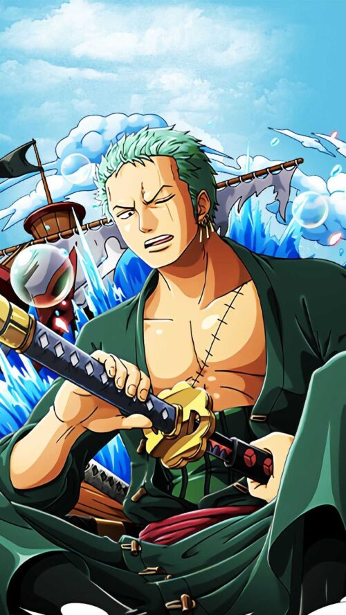 Background Zoro Wallpaper