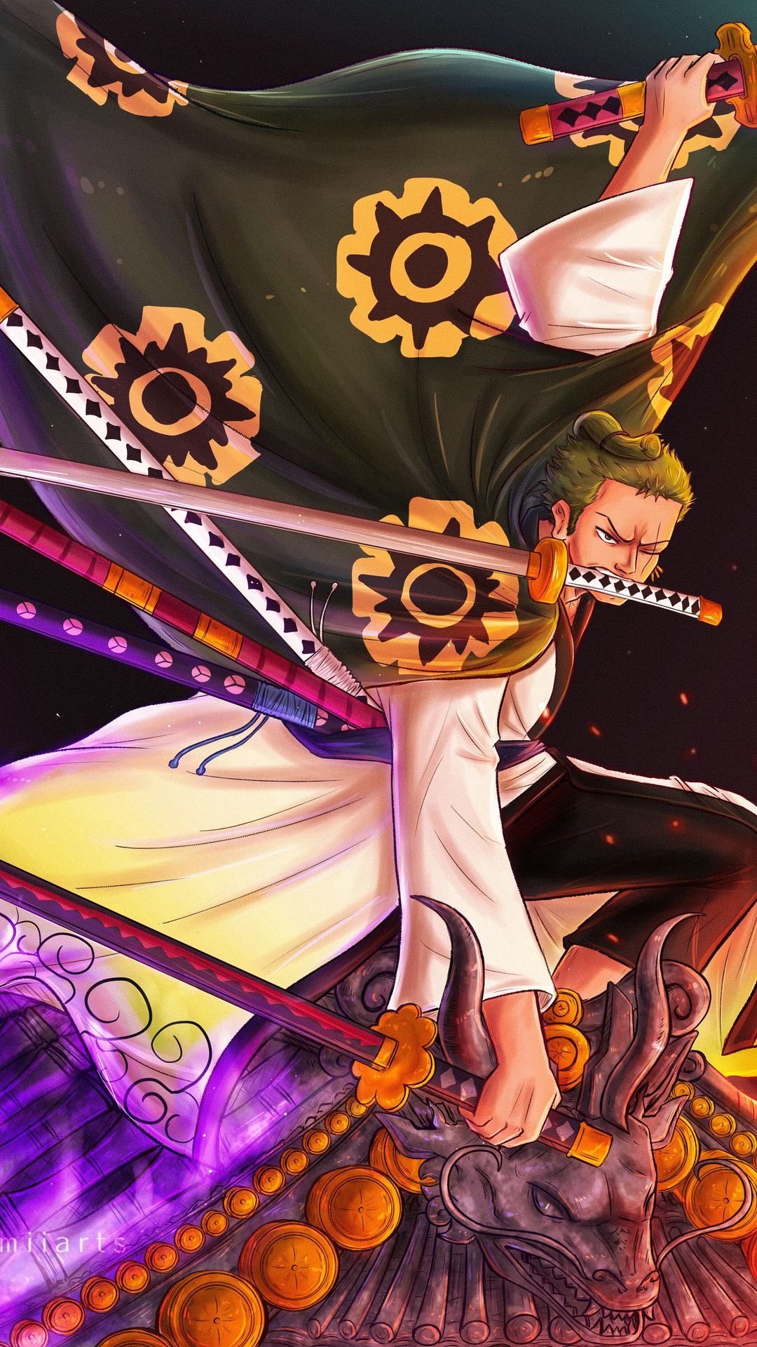 Background Zoro Wallpaper