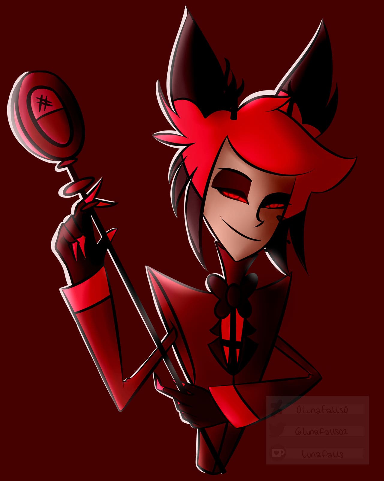 Alastor Hazbin Hotel Wallpaper