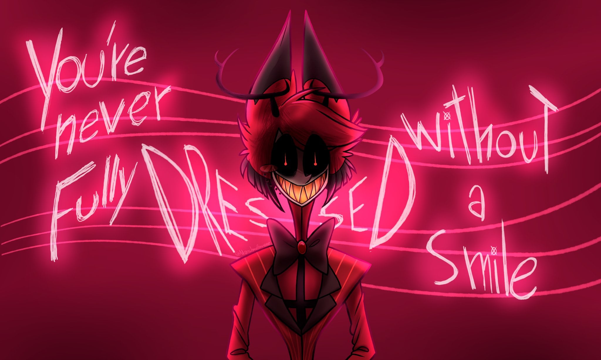 Alastor Hazbin Hotel Wallpaper