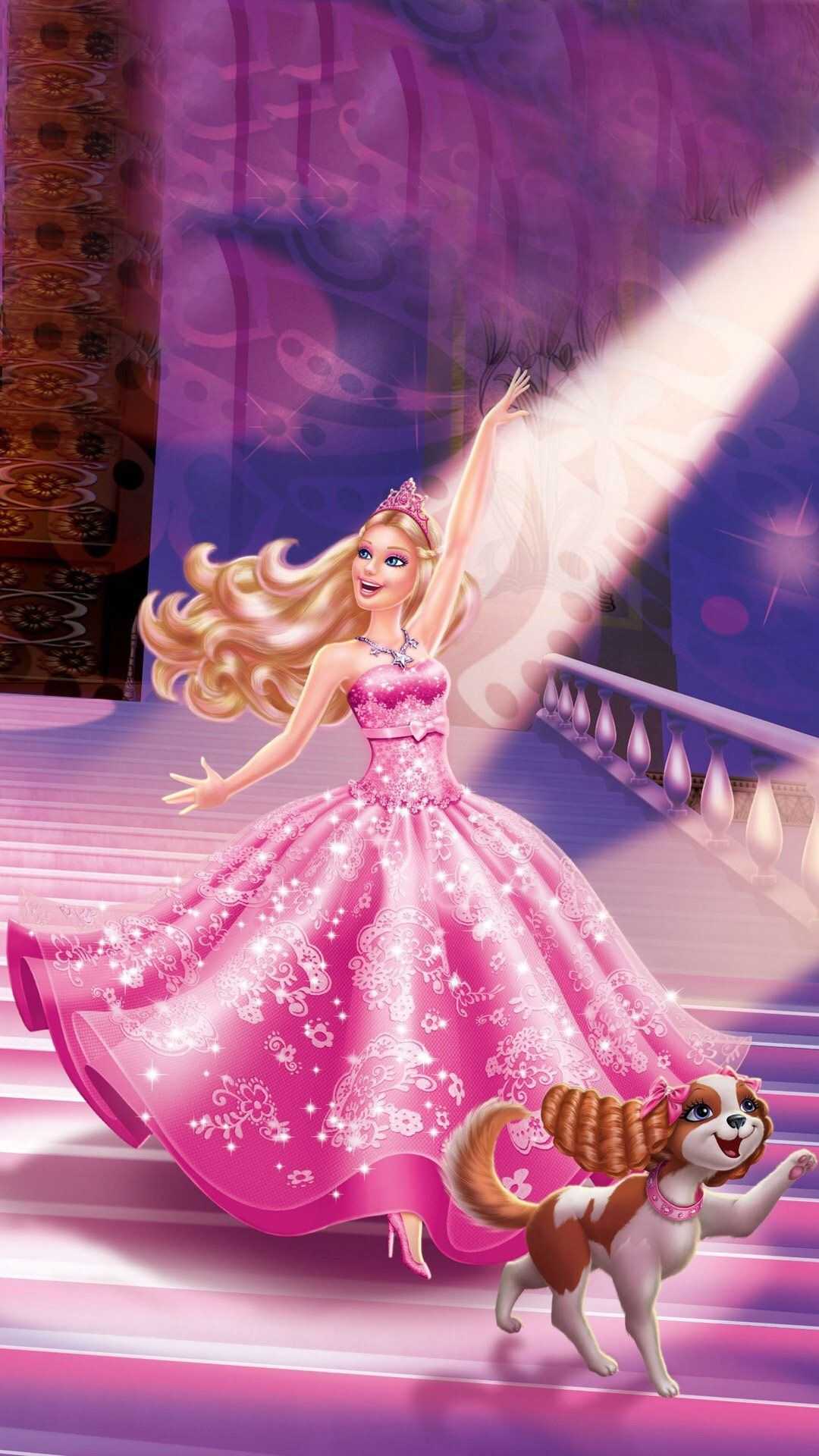 Background Barbie Wallpaper