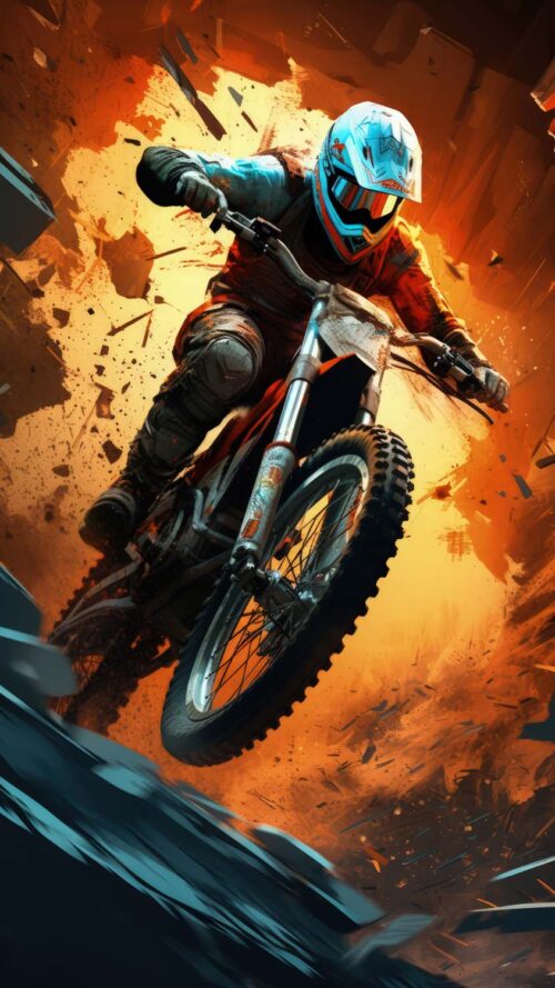 Background Dirt Bike Wallpaper