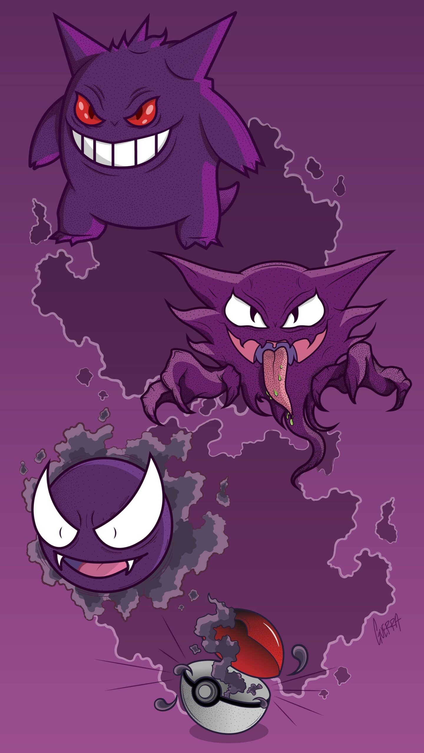 Background Gengar Wallpaper