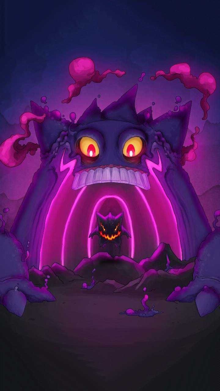 Background Gengar Wallpaper