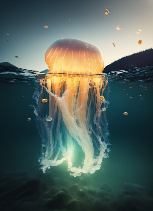 Background Jellyfish Wallpaper