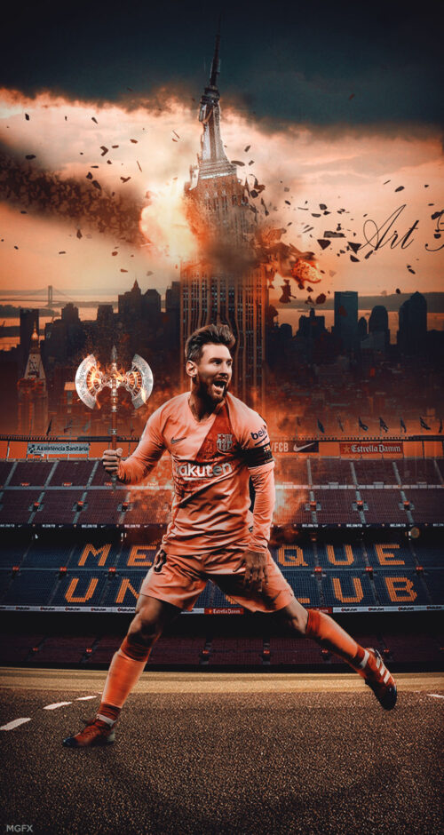 Background Messi Wallpaper