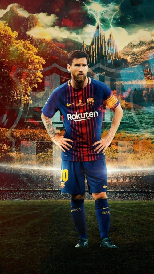 Background Messi Wallpaper