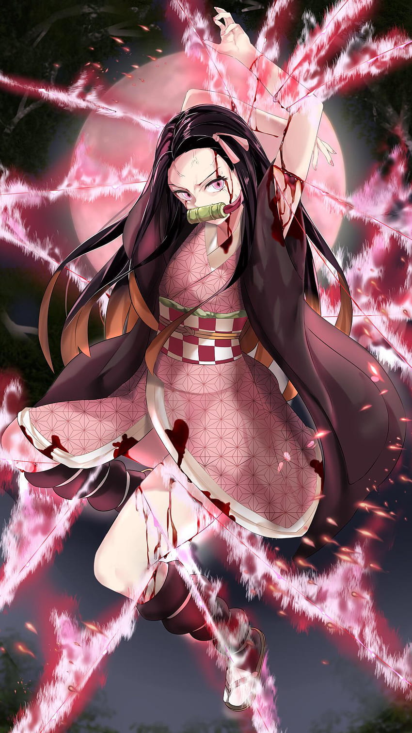 Background Nezuko Wallpaper