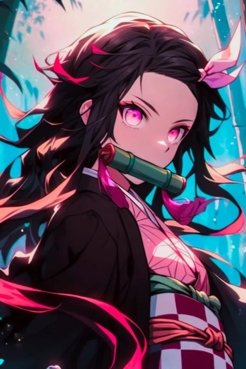 Background Nezuko Wallpaper