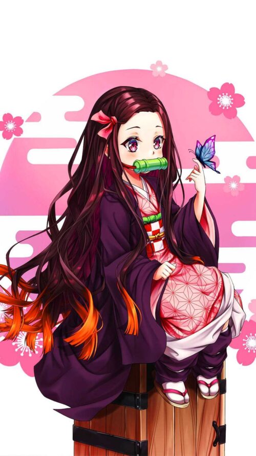 Background Nezuko Wallpaper