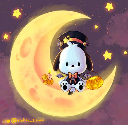 Pochacco Background Wallpaper