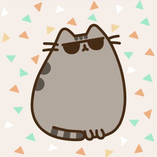 Background Pusheen Wallpaper