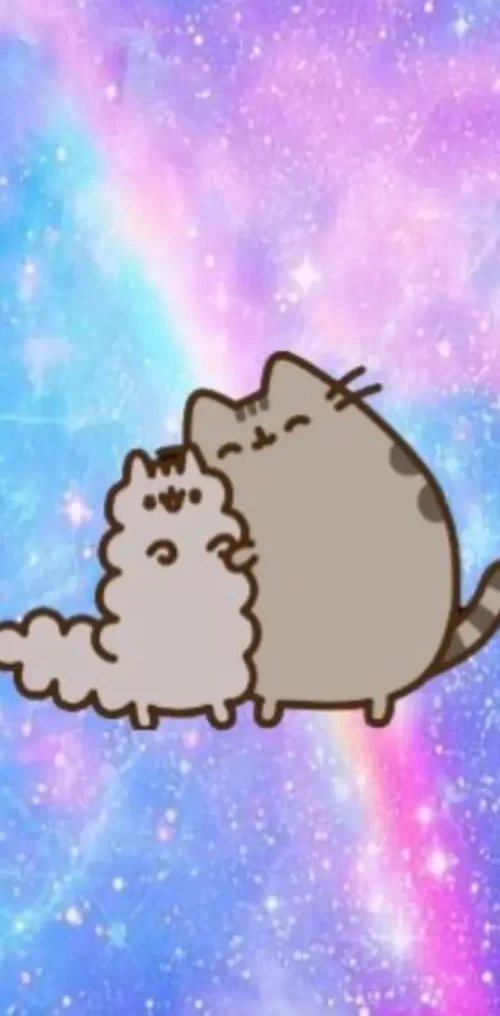 Background Pusheen Wallpaper