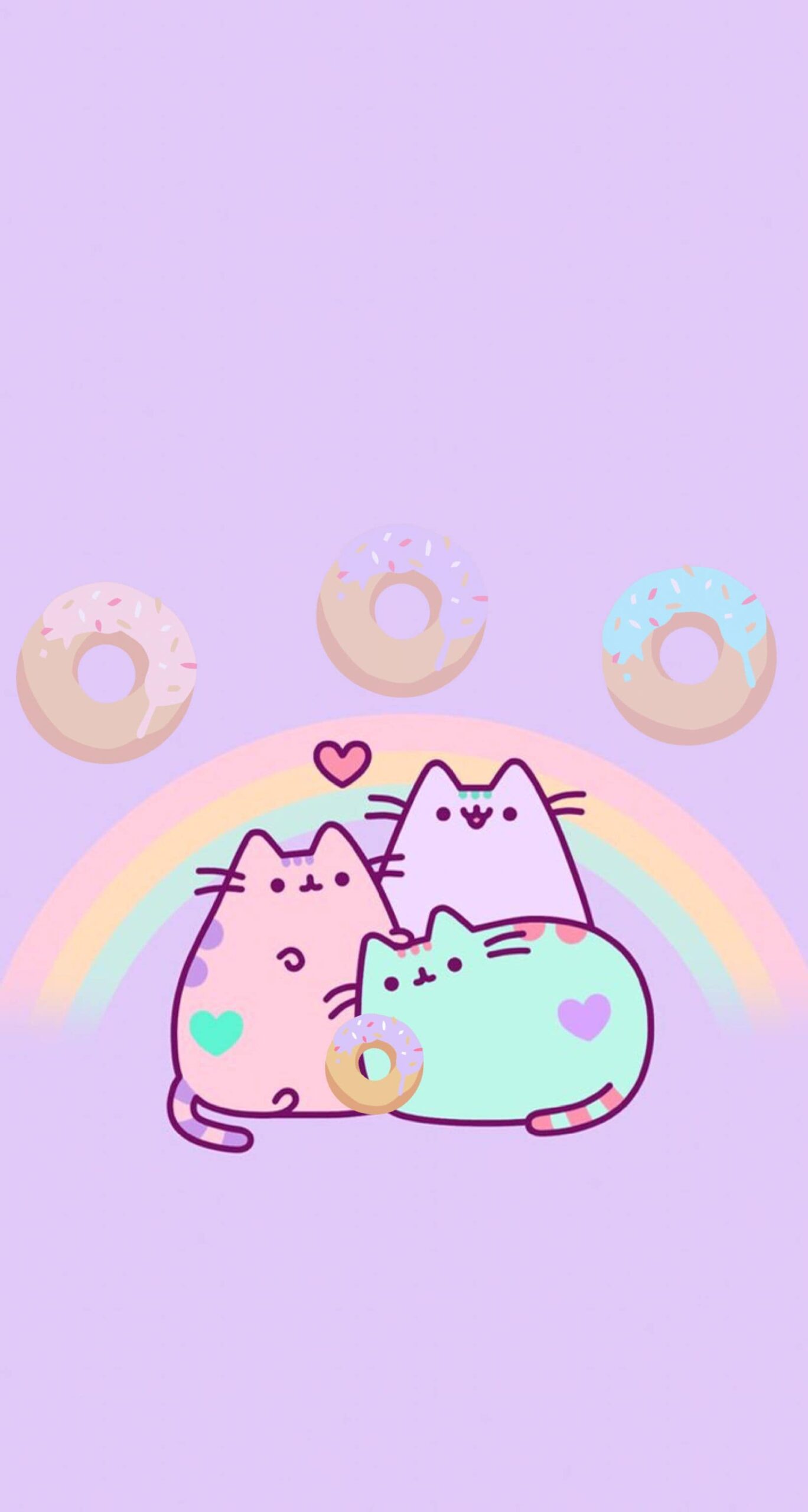 Background Pusheen Wallpaper